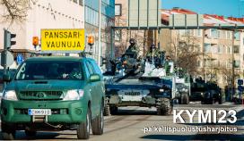 Kymi 23 -paikallispuolustusharjoitus Kouvolassa
