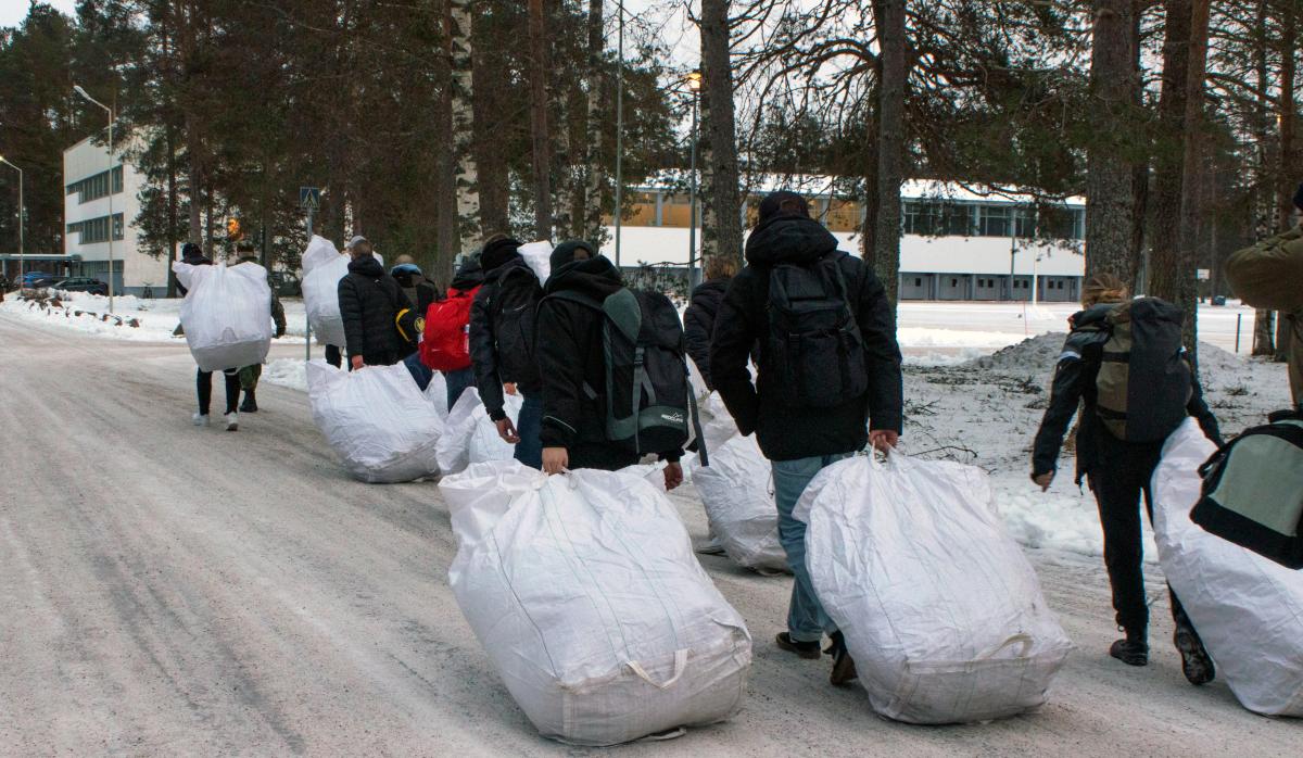 Uusia alokkaita astumassa palvelukseen