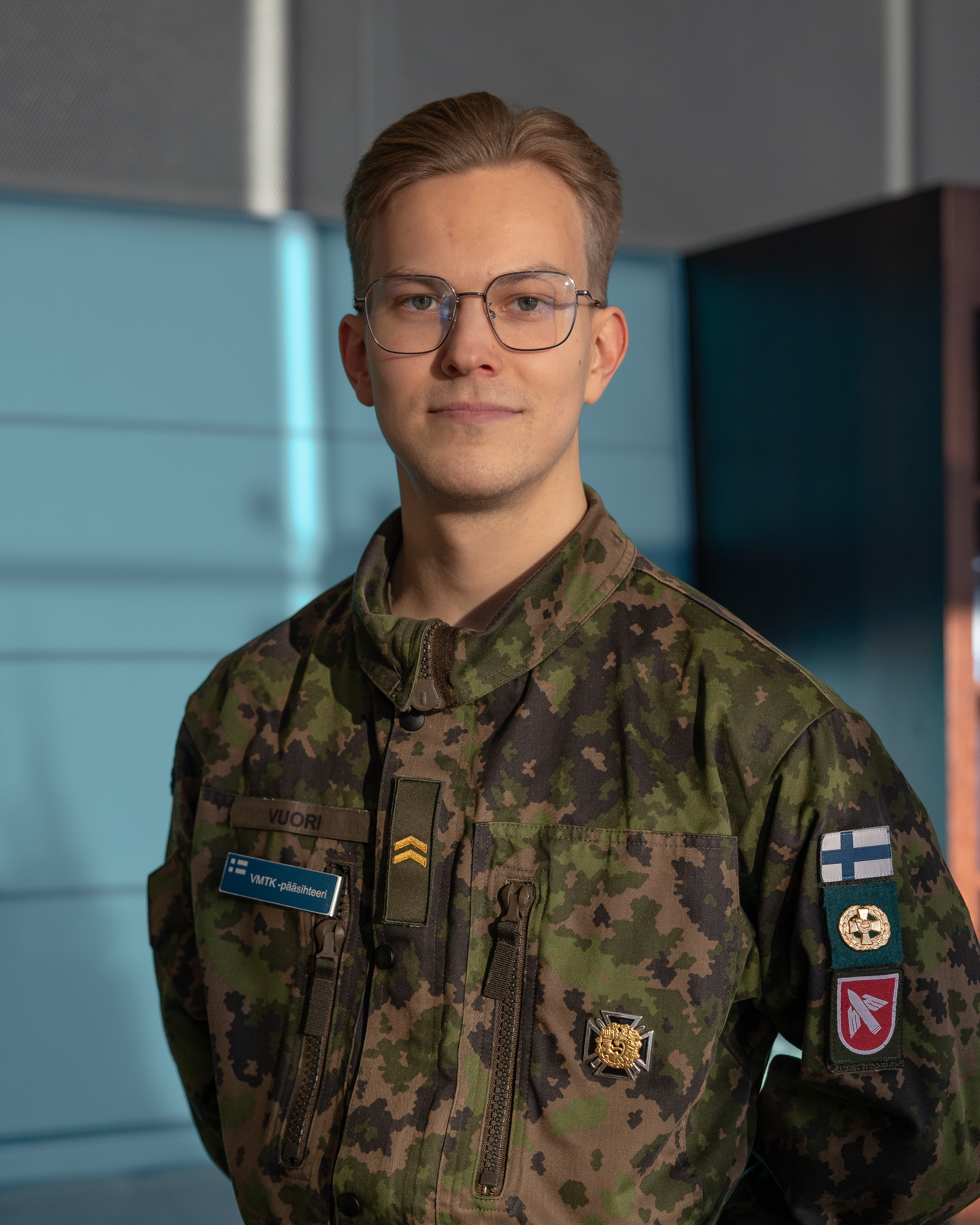 Alikersantti Arttu Vuori avaa kokemuksiaan palvelustehtävässä pääsihteerinä