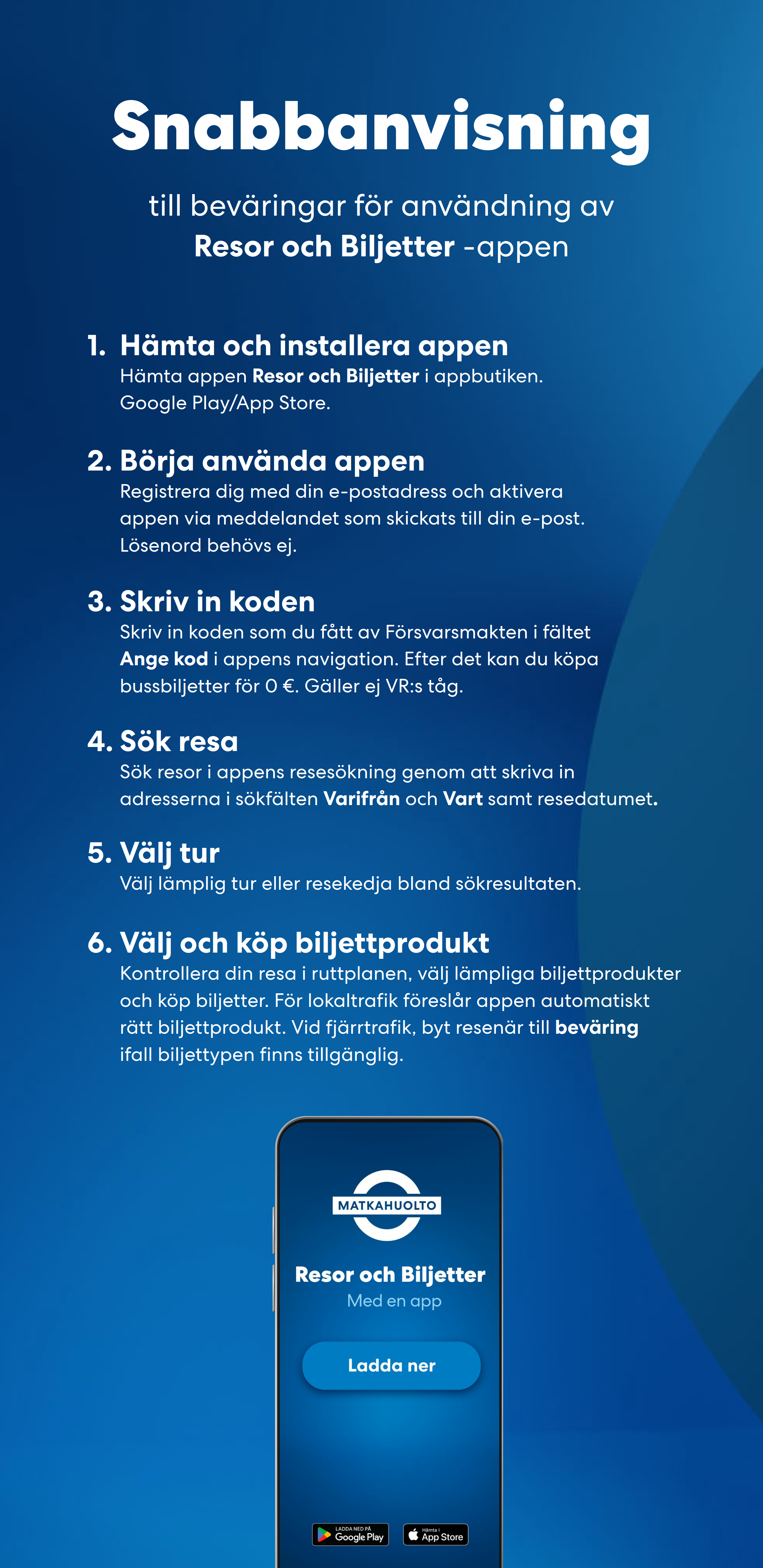 instruktioner för bokning av tjänsteresa med buss