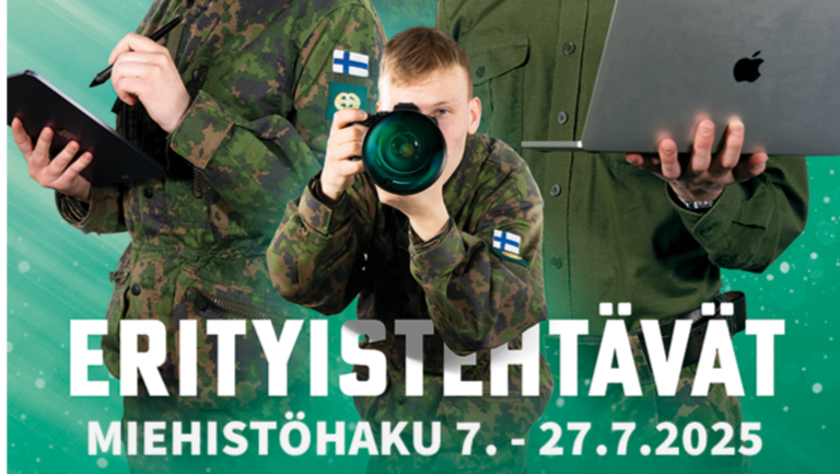 Kuvituskuva miehistön erityistehtävähausta.